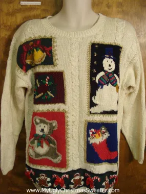 80s Holiday Characters Bad Christmas Sweater