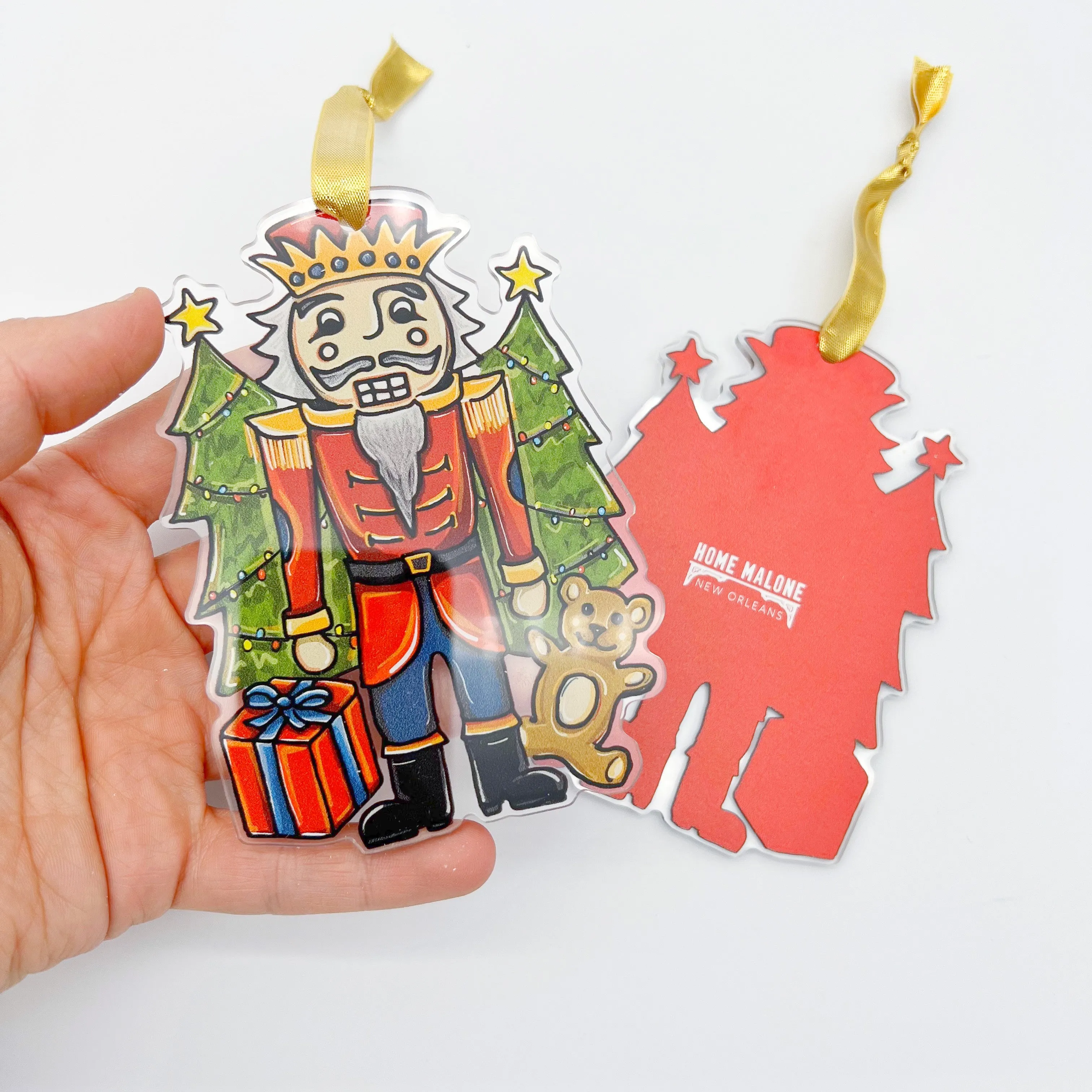 Acrylic Nutcracker Ornament