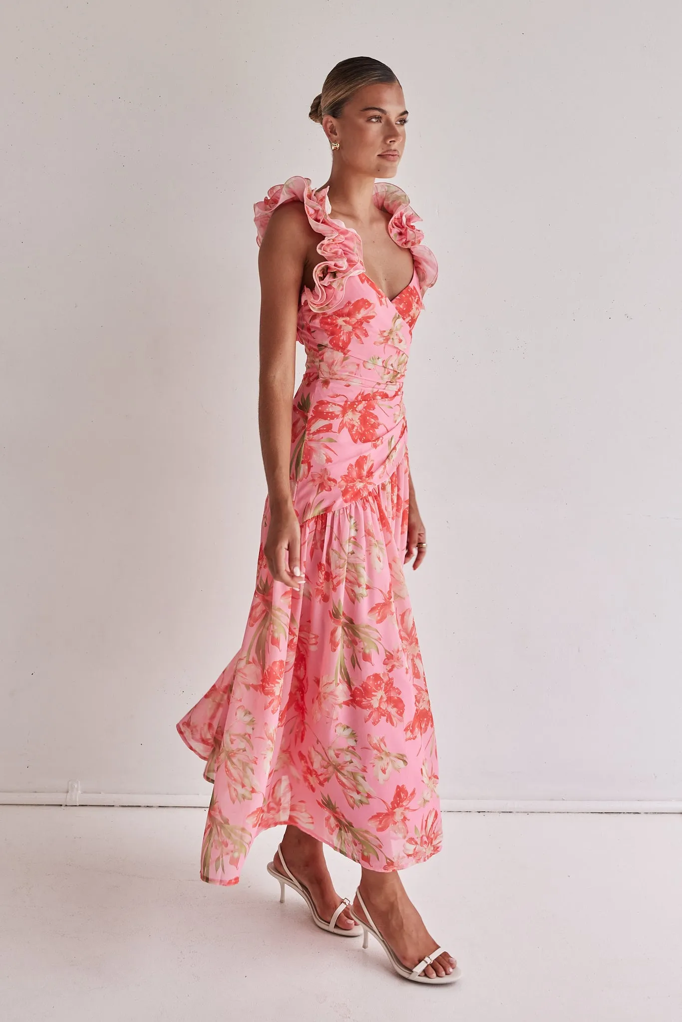 Aurelia Maxi Dress (Pink)