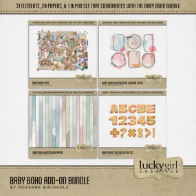 Baby Boho Add-On Digital Scrapbook Bundle