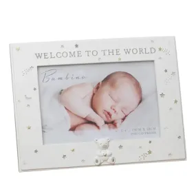 Bambino Resin Welcome To The World Frame 6 X 4