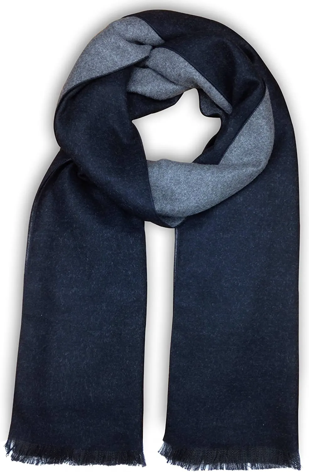 Bleu Nero Luxurious Winter Scarf Premium Cashmere Feel Unique Design Selection