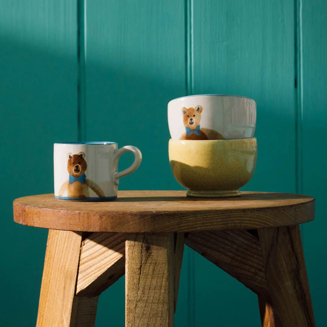 Blue Teddy Bear Small Bowl