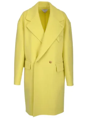 Bottega Veneta Double-Breasted Mid Length Coat