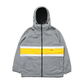 BRT LOGO HOODED JACKET GRAY