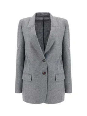 Brunello Cucinelli Longline Single-Breasted Coat