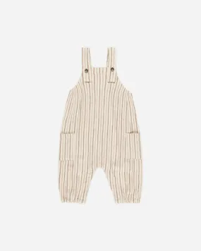 Cargo Baby Overall || Saddle Pinstripe