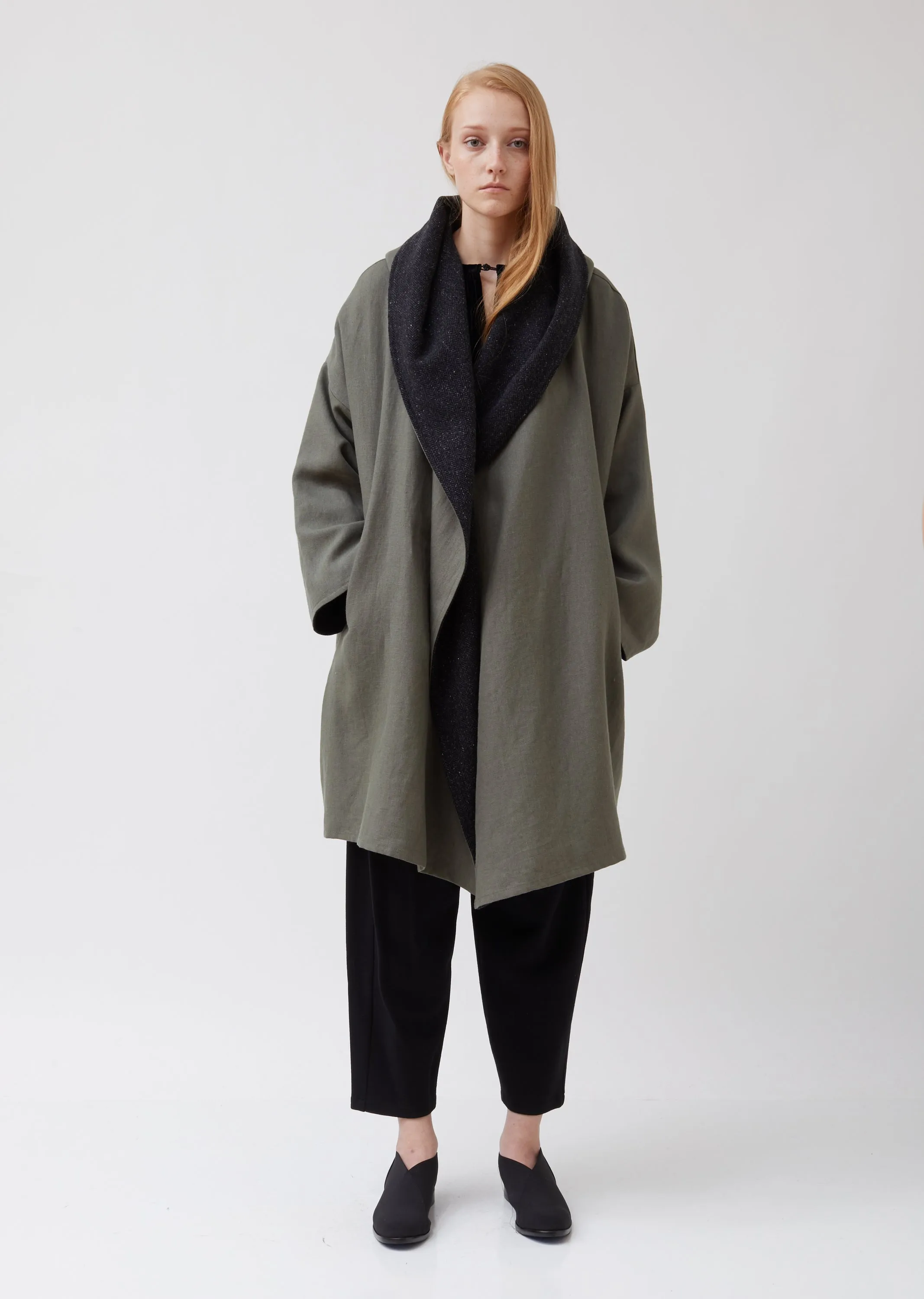 Cashmere Hooded Coat