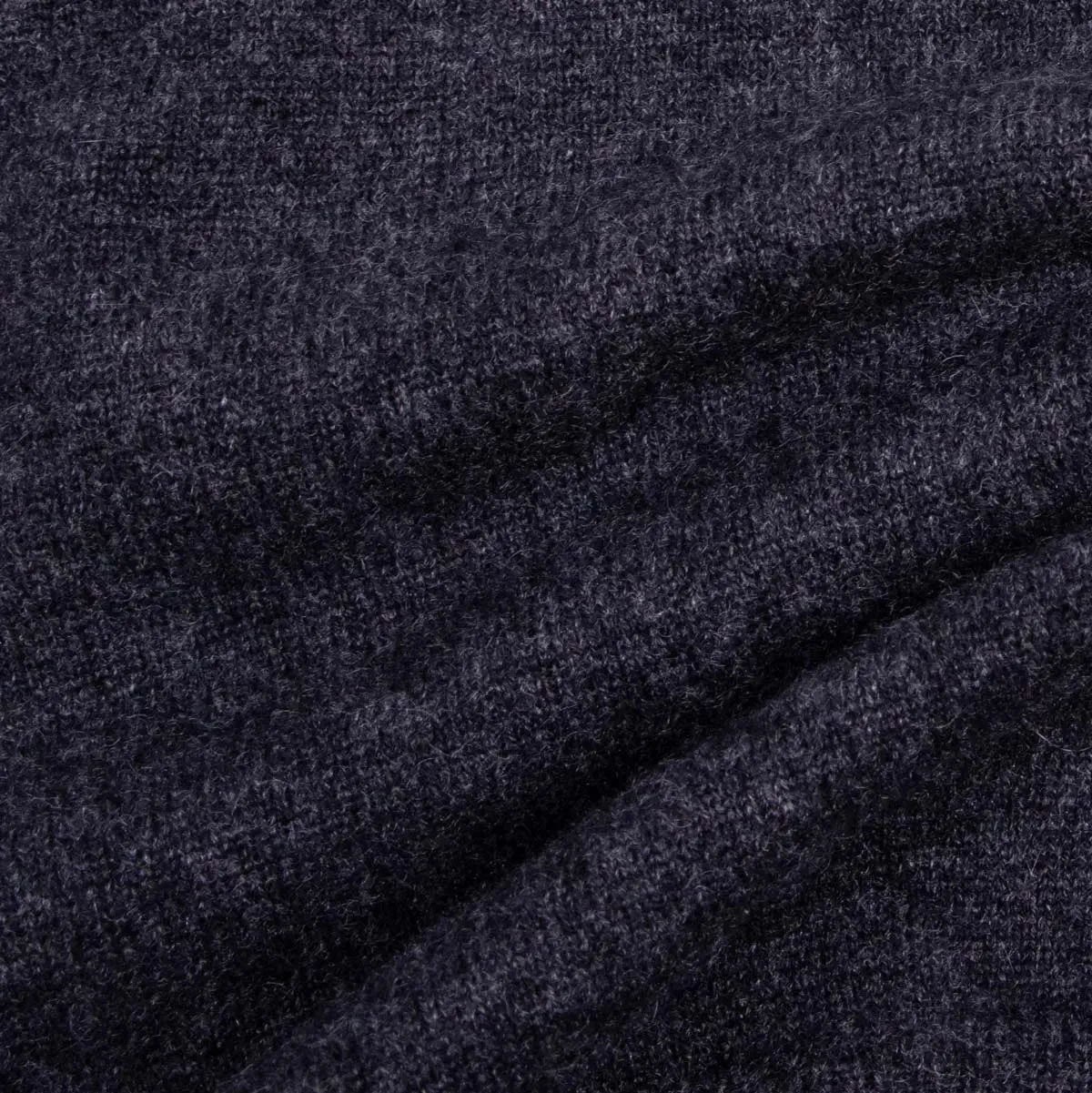 Charcoal Chatsworth 2ply V-Neck Cashmere Sweater