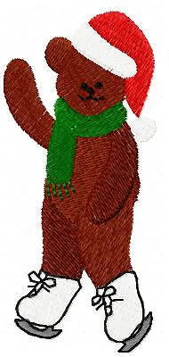 Christmas Bubbin Bear Set Machine Embroidery