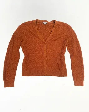 COS Rust Sparkle Cardigan Size M