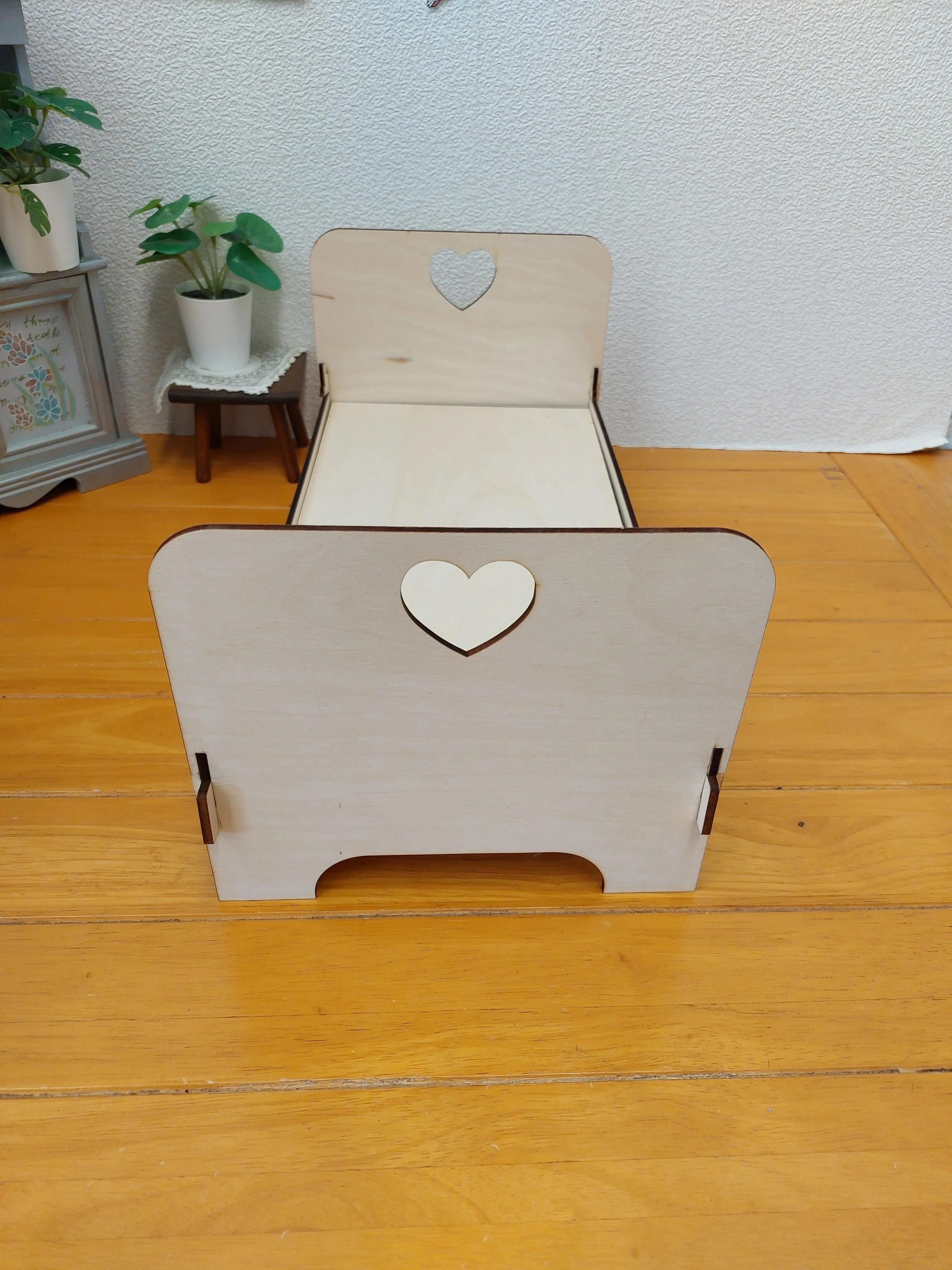 DIY Flat Pack Wooden Doll/Bear Bed - Laser Cut - 3 Design Options