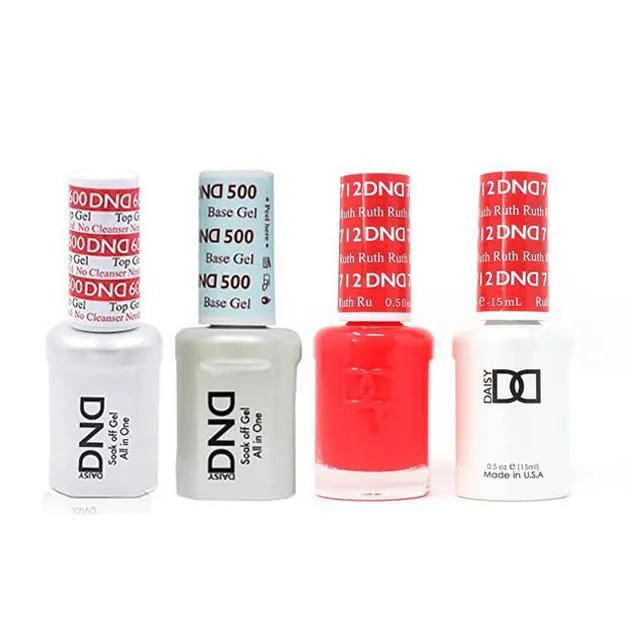 DND - #500#600 Base, Top, Gel & Lacquer Combo - Ruth - #712