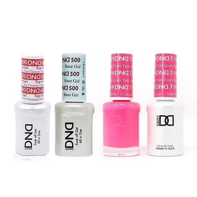 DND - #500#600 Base, Top, Gel & Lacquer Combo - Tutti Frutti - #719