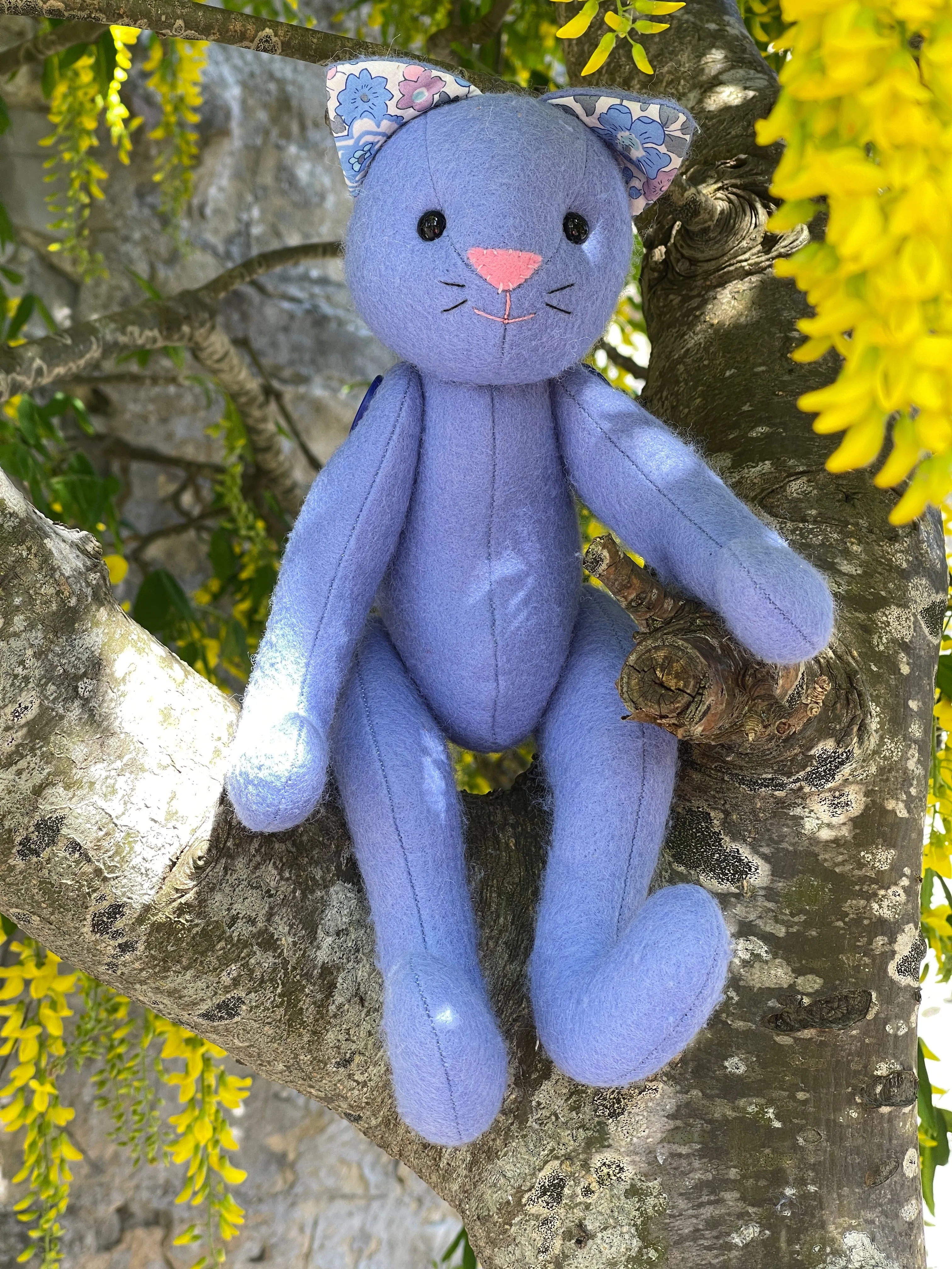 ***DOWNLOAD*** - Chase the Cat Pattern and Instructions A4 - 28cm when made