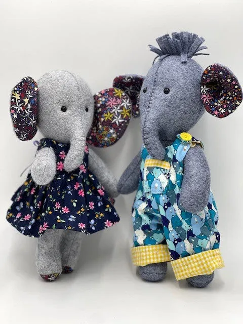 ***DOWNLOAD*** Harold Elephant Pattern and Instructions A4 - 30cm when made