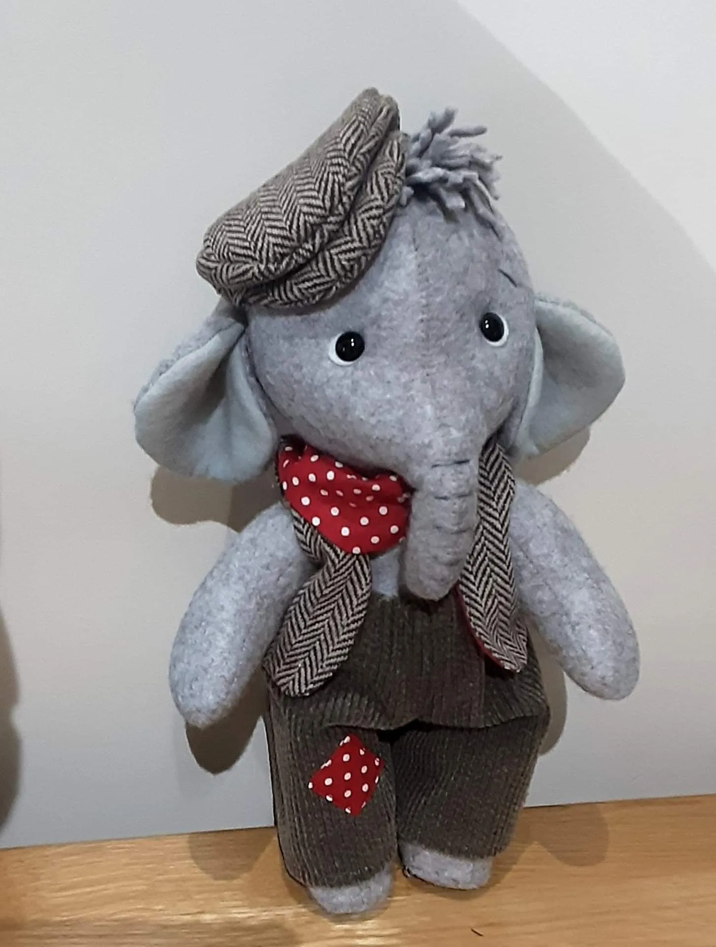 ***DOWNLOAD*** Harold Elephant Pattern and Instructions A4 - 30cm when made