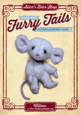 *DOWNLOAD* Willow Rat A4 Pattern and Instructions - 13cm/5" when made