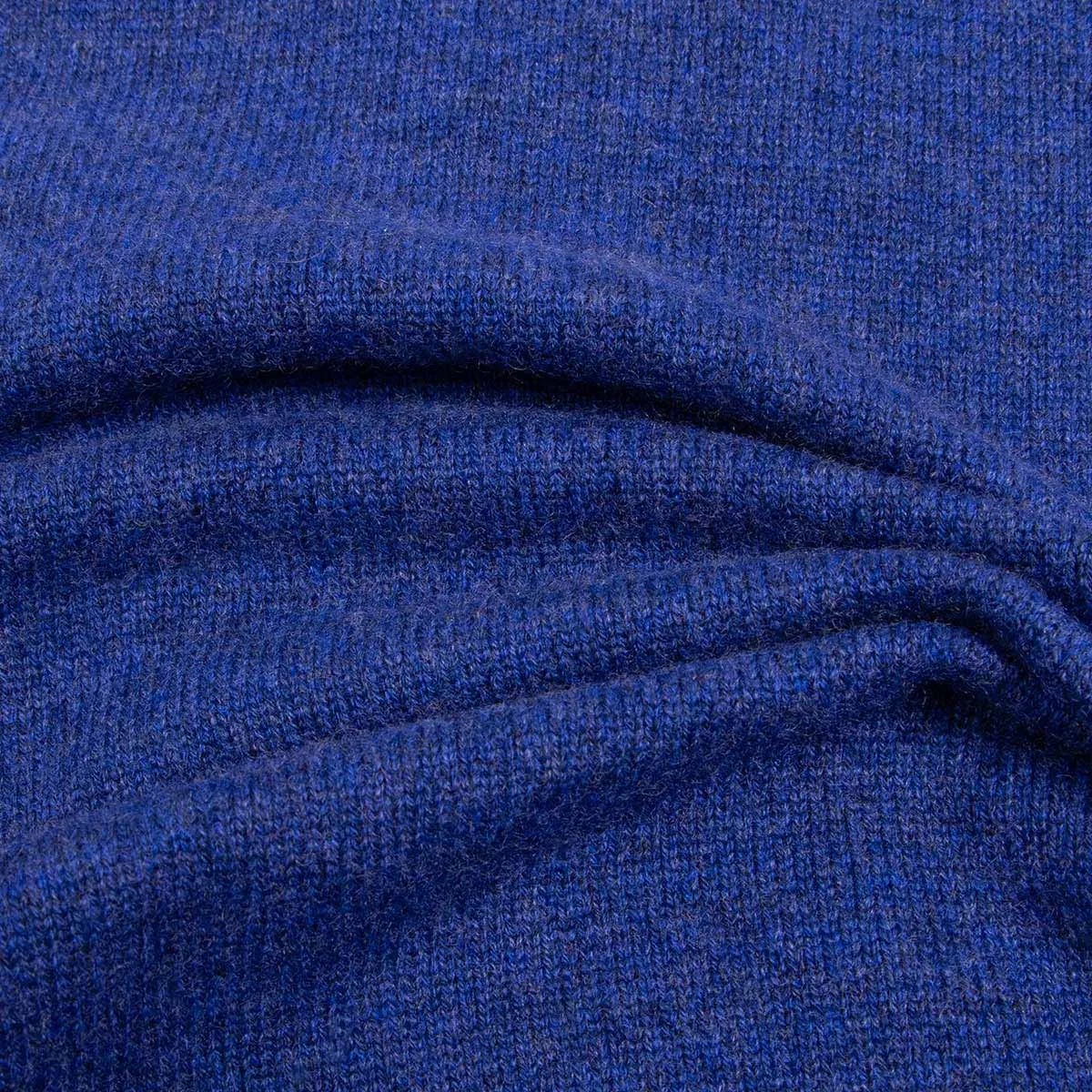 Electric Indigo Tiree 4ply Crew Neck Cashmere Sweater