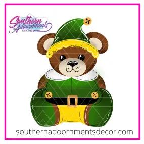 Elf Teddy Bear Template & Digital Cut File