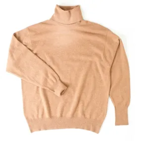 Elgin 2ply Roll Neck Cashmere Sweater - Savannah