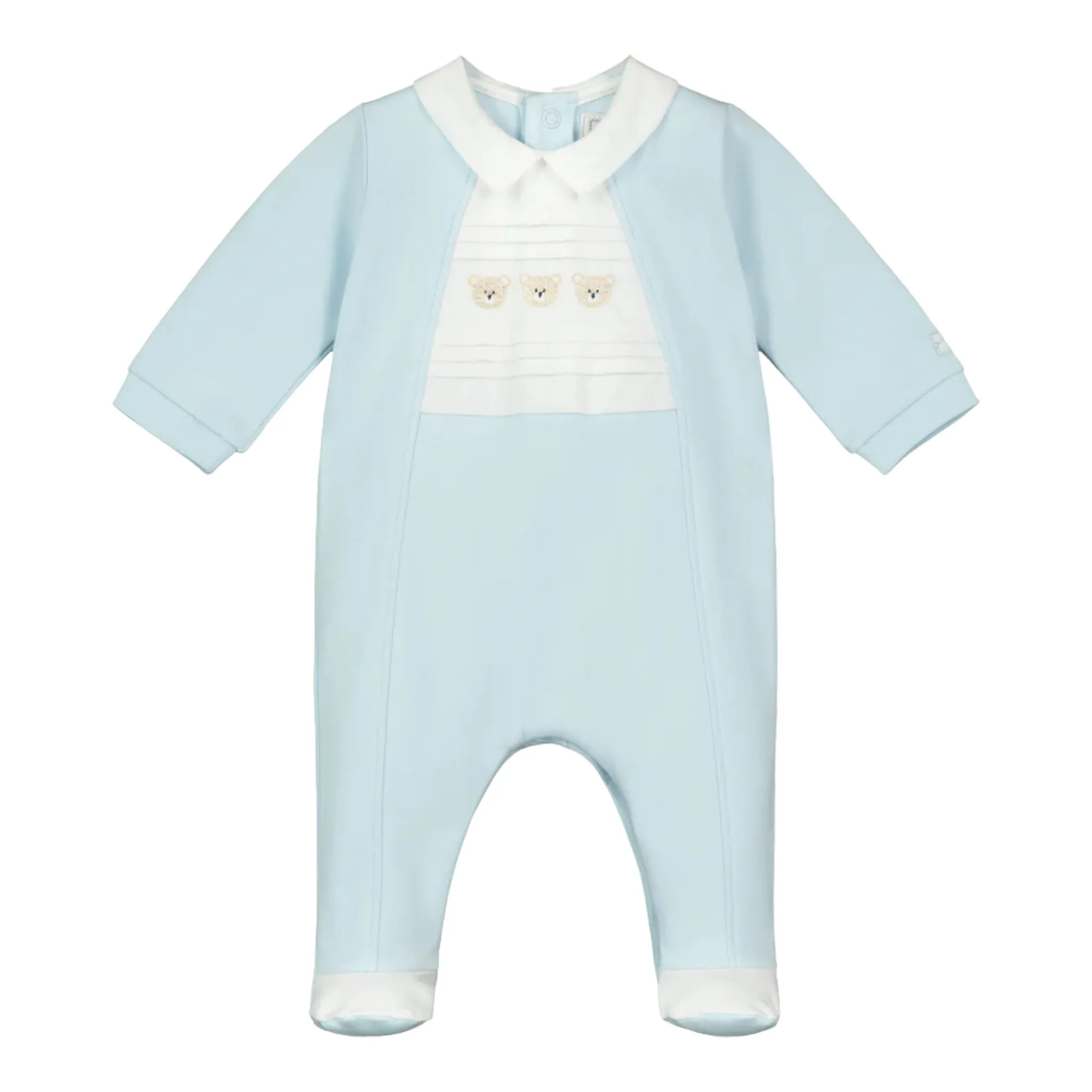 Emile et Rose - Baby Boys pale blue all in one, Freddie