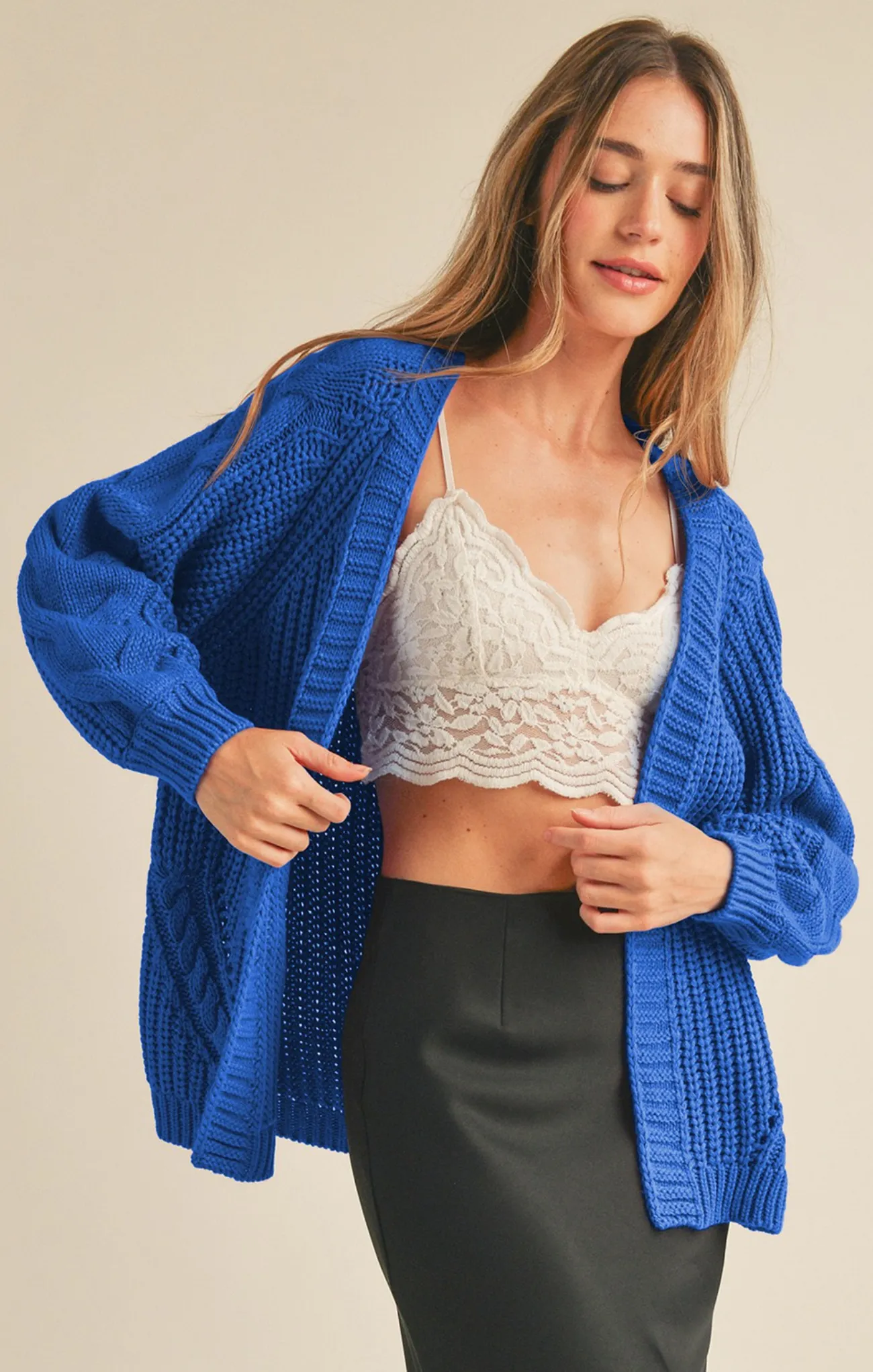 Emryn Cable Cardigan