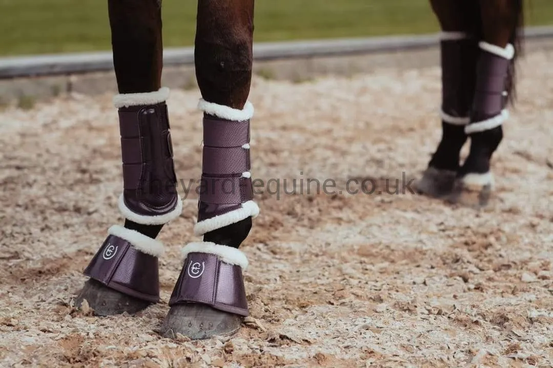 Equestrian Stockholm Brushing Boots - Orchid Bloom