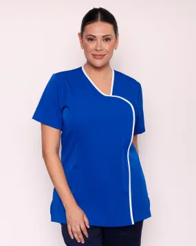 Eternity Women's Healthcare Tunic - Royal / White