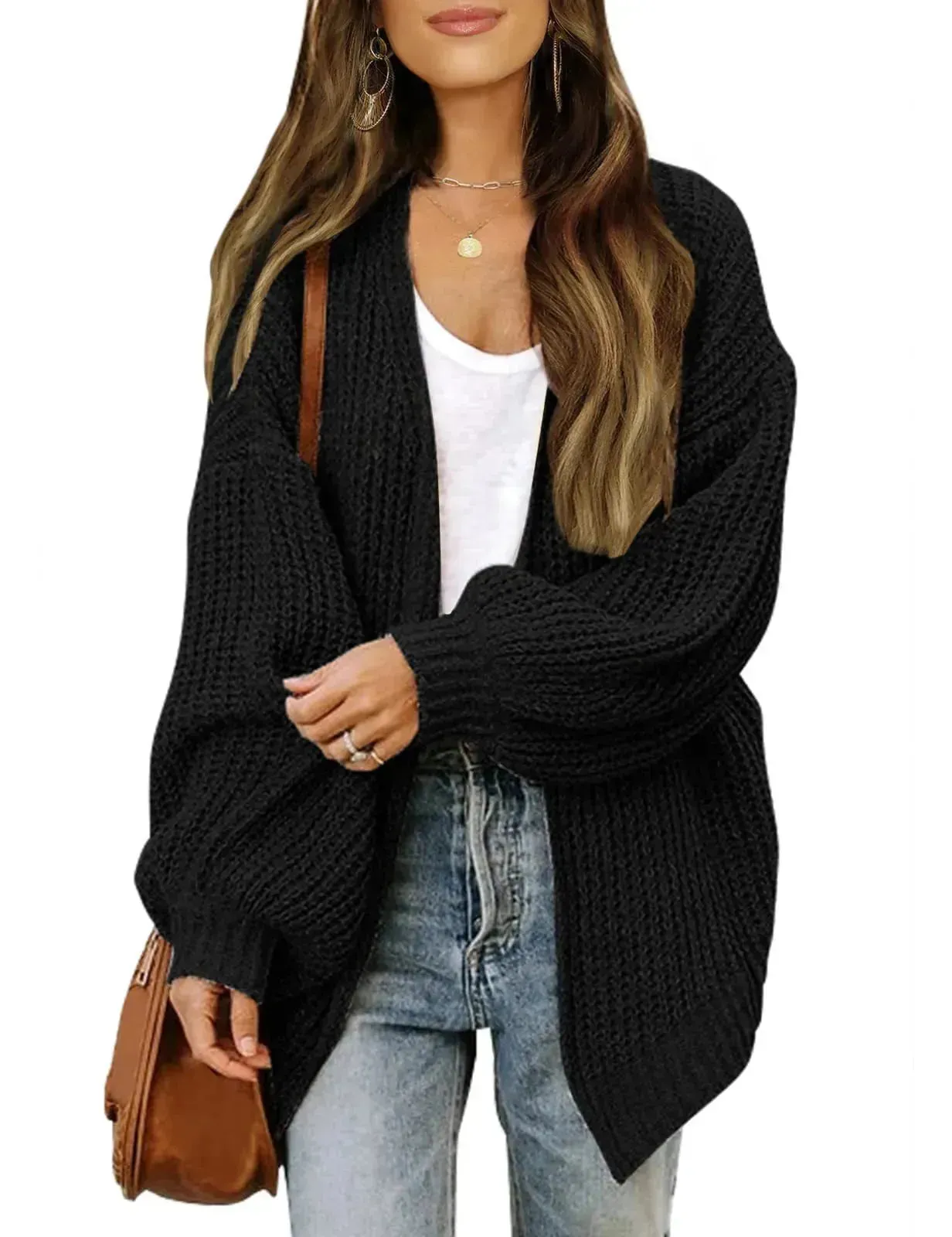 Fall fashioned jacket Knitted Cardigan sweater for women