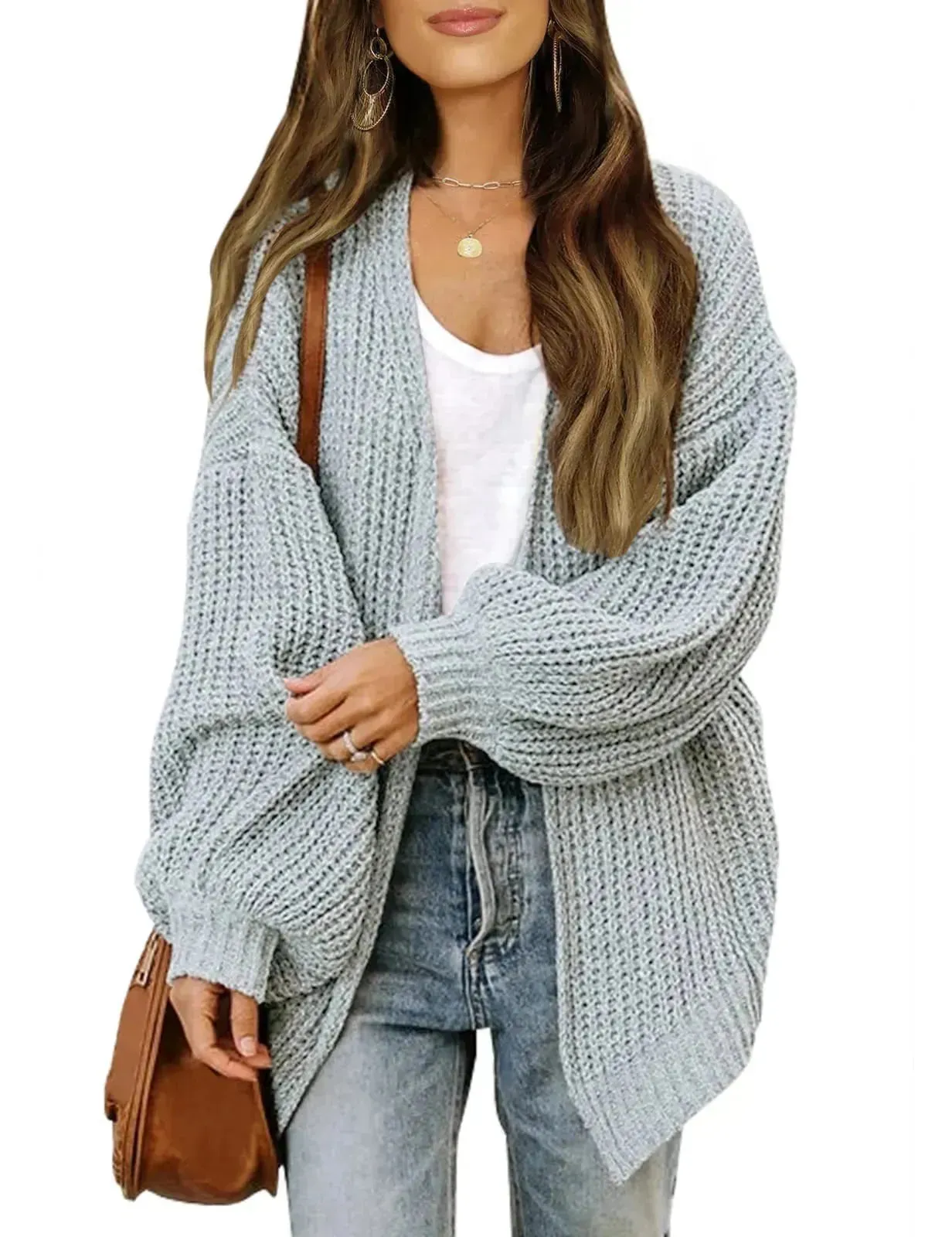 Fall fashioned jacket Knitted Cardigan sweater for women