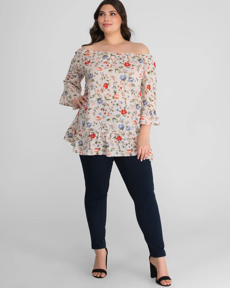 Felicity Casual Plus Size Tunic Top- Sale!