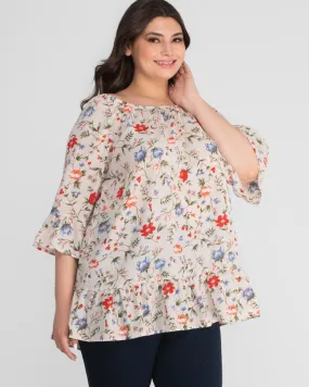 Felicity Casual Plus Size Tunic Top- Sale!