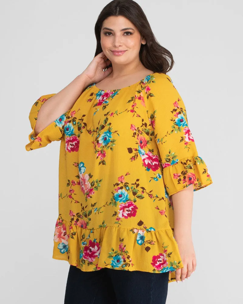 Felicity Casual Plus Size Tunic Top- Sale!