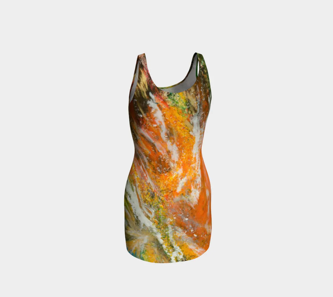 Firey Nights Fitted Dress