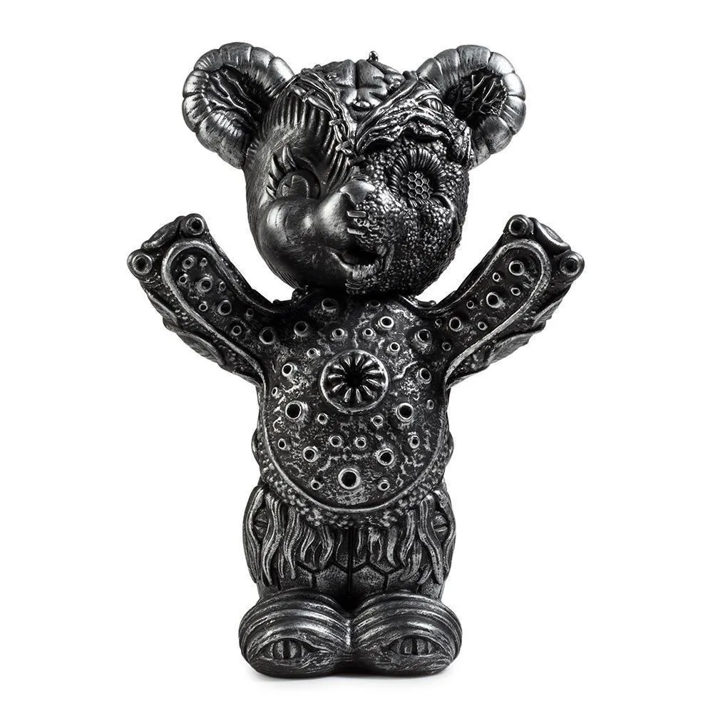 Free Hugs Bear Art Figure - Kidrobot.com Exclusive Silver Edition