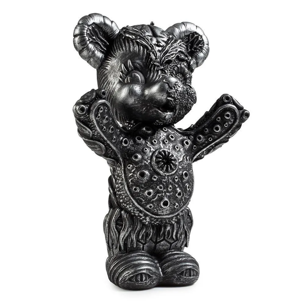 Free Hugs Bear Art Figure - Kidrobot.com Exclusive Silver Edition