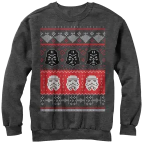 Galactic Helmets Star Wars Faux Ugly Christmas Sweater