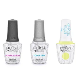 Gelish Combo - Base, Top & All Sands On Deck