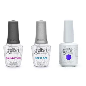 Gelish Combo - Base, Top & Extra Plum Sauce