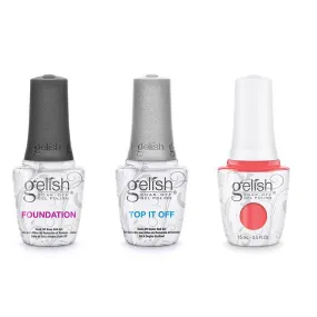 Gelish Combo - Base, Top & Sun Kissed Bliss