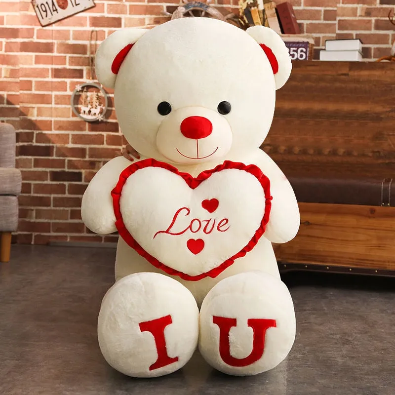 Giant Teddy Bear ''I LOVE YOU'' Plush Toy