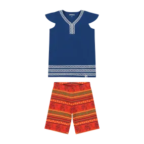 Girls Burda Tunic & Short Set