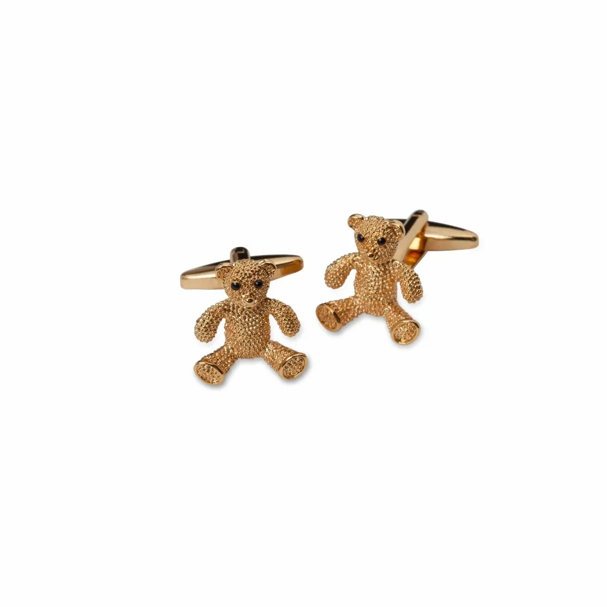 Gold Teddy Bear Cufflinks