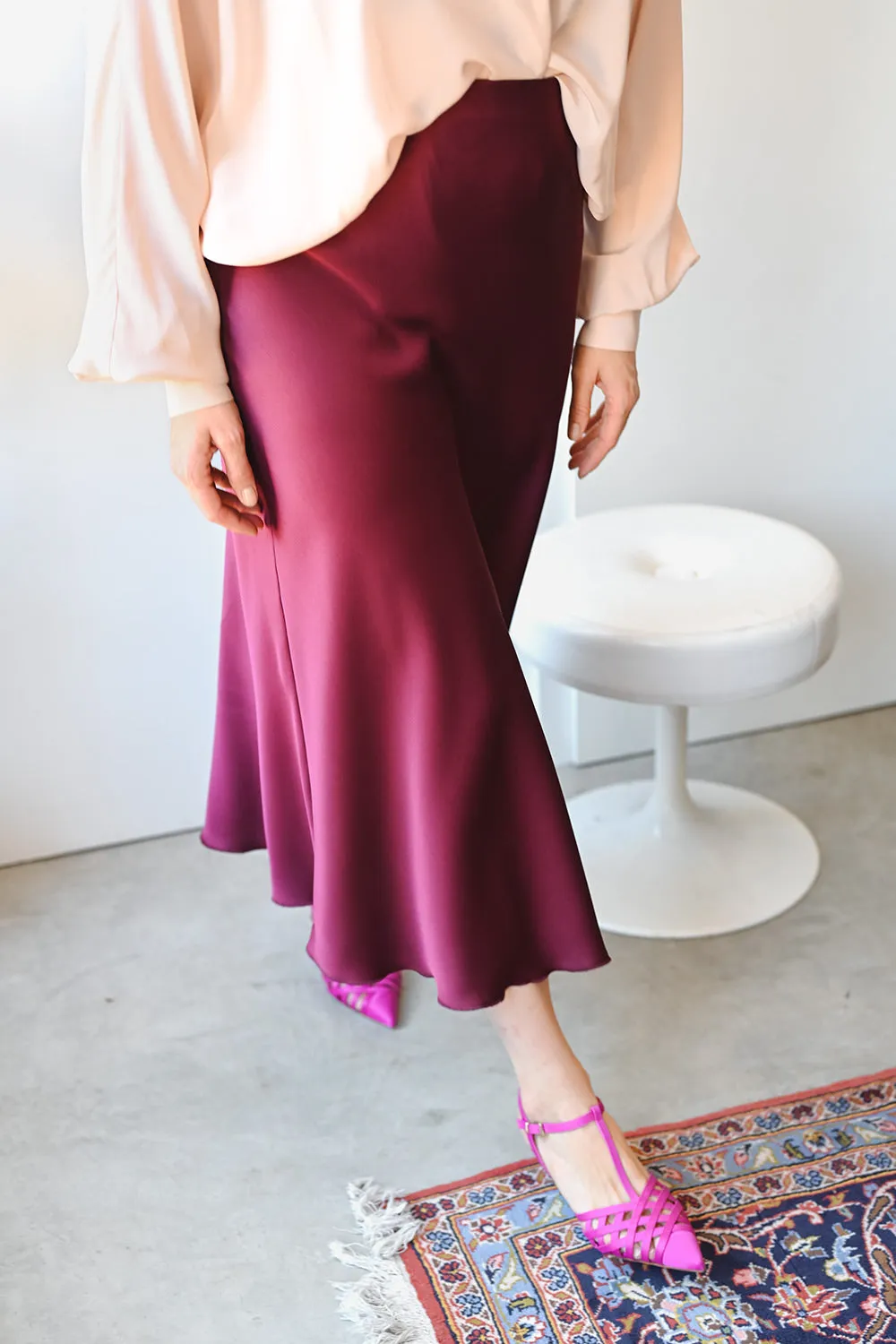 Goparis Skirt - bordo