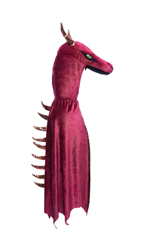 GREAT PRETENDERS - DRESS UP: BURGUNDY & COPPER STARRY NIGHT DRAGON