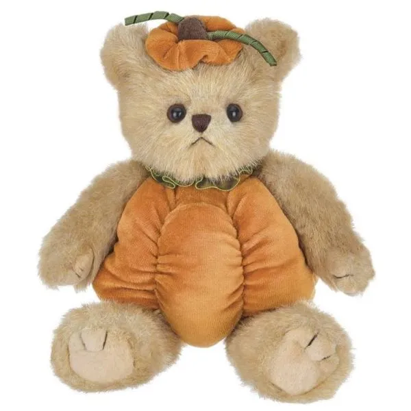 Halloween Thanksgiving Plush Stuffed Teddy Bear Izzy A. Pumpkin