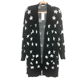 Heart N Crush Black White Star Cardigan NWT- Size XL