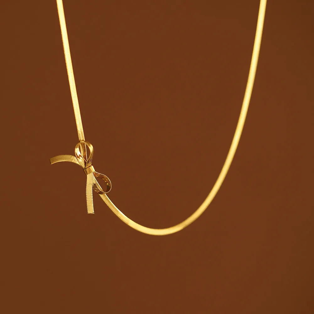 Just Lil Things Artifical Gold Necklace