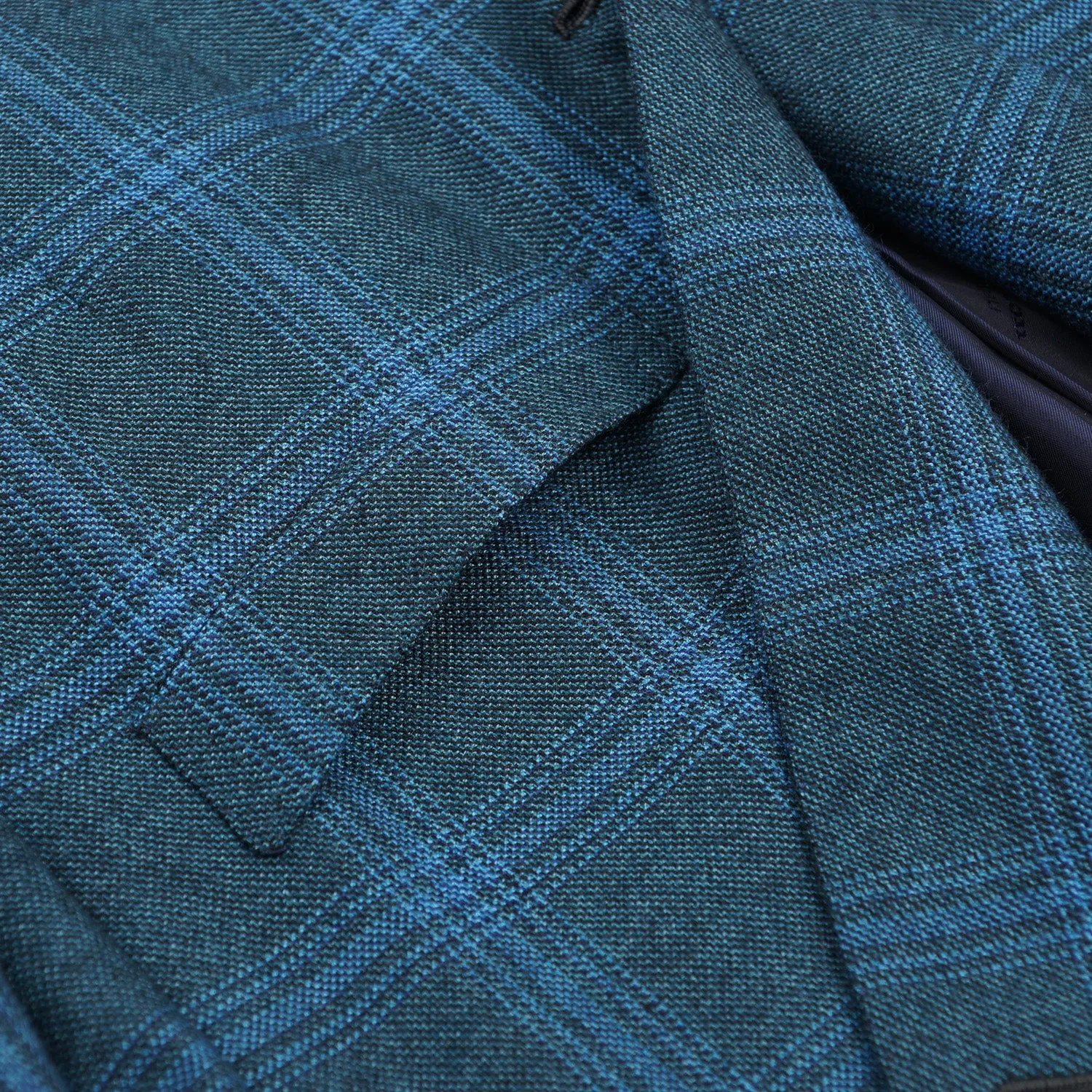 Kiton Check Cashmere Sport Coat